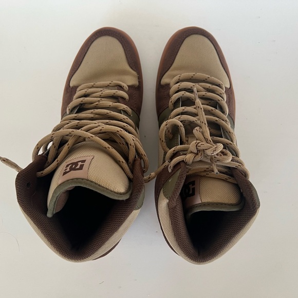 DC Men's Manteca 4 Hi WR High-Top Shoes in Dark Chocolate/Military, size 12 - Picture 5 of 15